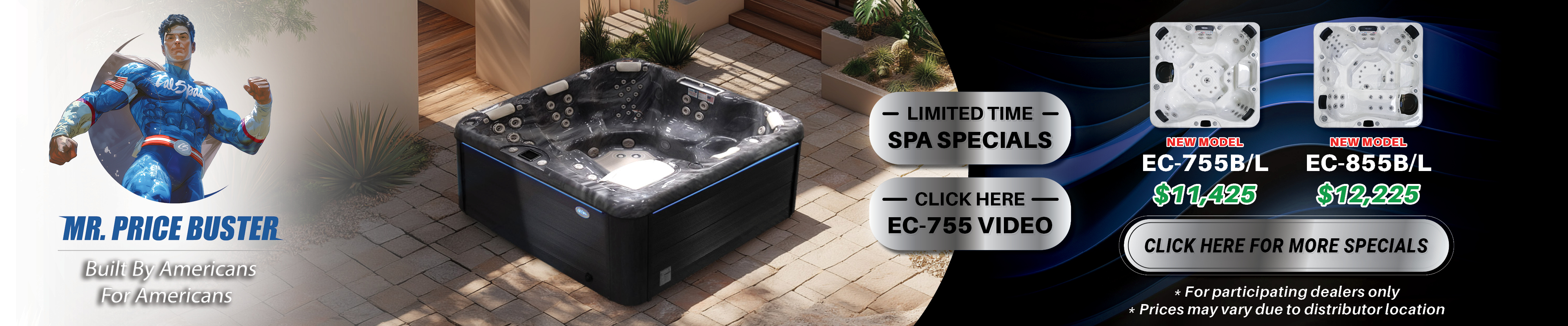Calspas hot tub being used in a family setting - Wellington