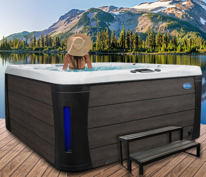 Calspas hot tub being used in a family setting - hot tubs spas for sale Wellington